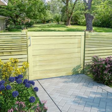 Gossi poarta de gradina, 75 x 100 cm, lemn de pin tratat