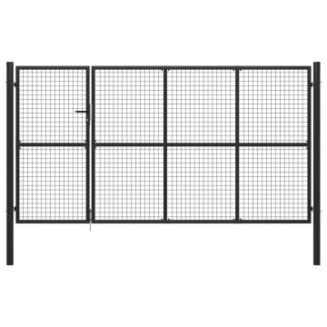 Gossi poarta de gradina, antracit, 350 x 150 cm, otel