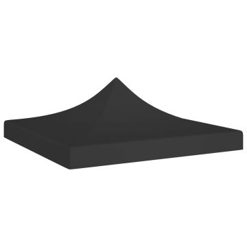 Gossi acoperis pentru cort de petrecere, negru, 3 x 3 m, 270 g/m2
