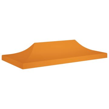 Gossi acoperis pentru cort de petrecere, portocaliu, 6x3 m, 270 g/m2