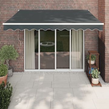 Gossi copertina automata retractabila, antracit, 3,5x2,5 m
