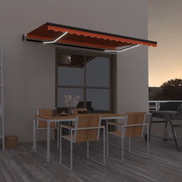 Gossi copertina automata, senzor vant & led, oranj/maro, 400x350 cm