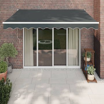 Gossi copertina retractabila automata, antracit, 3x2,5 m