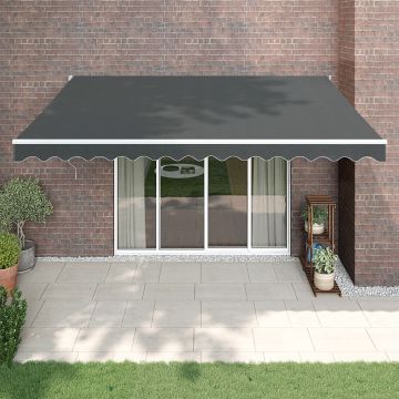 Gossi copertina retractabila automata, antracit, 5x3 m