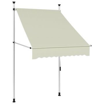 Gossi copertina retractabila manual, crem, 100 cm