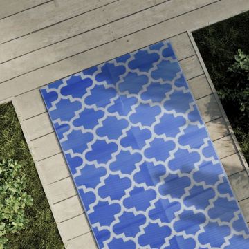 Gossi covor de exterior, arakil albastru, 80x150 cm, pp