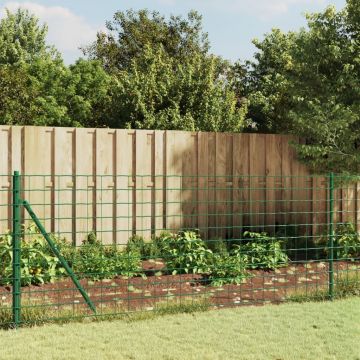 Gossi gard plasa de sarma cu tarusi de fixare, verde, 1x10 m