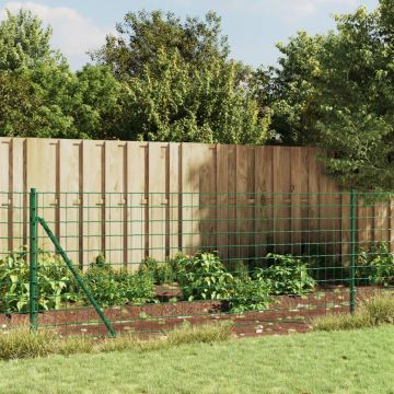 Gossi gard plasa de sarma cu tarusi de fixare, verde, 1x25 m