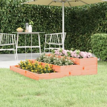 Gossi jardiniera, 107x107x27 cm, lemn masiv douglas