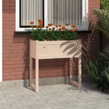 Gossi jardiniera, 78x40x81 cm, lemn masiv de pin