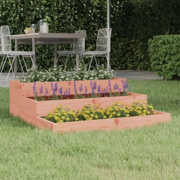 Gossi jardiniera, 78x78x27 cm, lemn masiv douglas