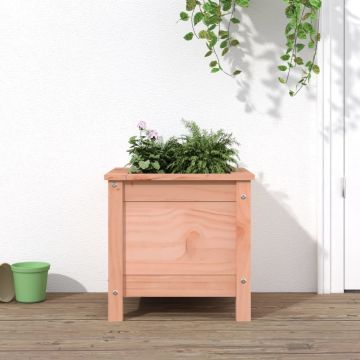 Gossi jardiniera de gradina, 40x40x39 cm, lemn masiv douglas