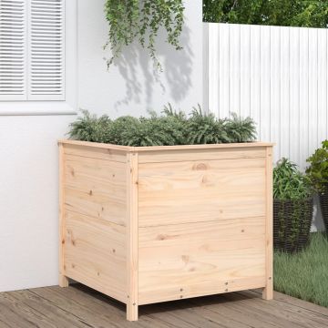 Gossi jardiniera de gradina, 82,5x82,5x78 cm, lemn masiv de pin