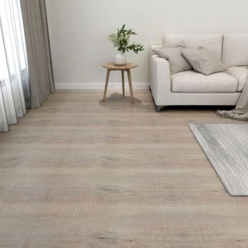 Gossi placi de pardoseala autoadezive 20 buc. gri taupe, pvc, 1,86 m2