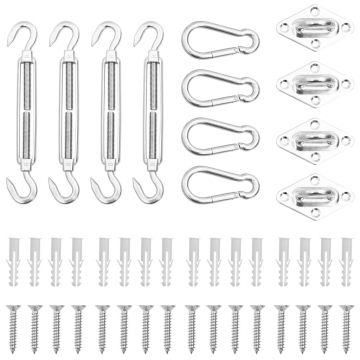 Gossi set accesorii parasolar din otel inoxidabil, 12 piese