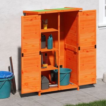 Gossi sopron scule de gradina maro 83x57x140 cm lemn masiv de pin