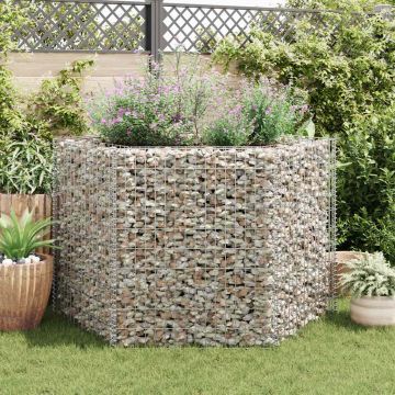 Gossi strat inaltat gabion hexagonal, 160 x 140 x 100 cm