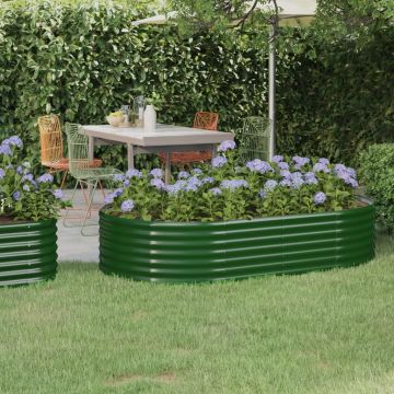 Gossi strat inaltat gradina 175x100x36 cm otel vopsit electrostatic