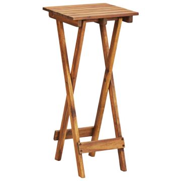 Gossi suport de plante, 30 x 30 x 67 cm, lemn masiv de acacia