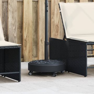 Gossi suport umbrela pentru stalpi Ø38 / 48 mm, 27 kg, rotund