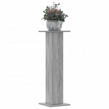 Gossi suporturi de plante 2 buc. gri sonoma 30x30x95cm lemn prelucrat