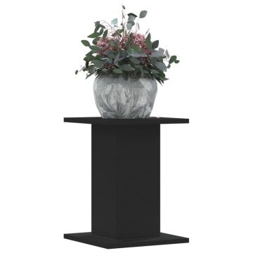 Gossi suporturi de plante 2 buc. negru 30x30x40 cm lemn prelucrat