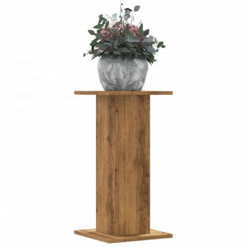 Gossi suporturi de plante, 2 buc., stejar artizanal, 30x30x60cm, lemn