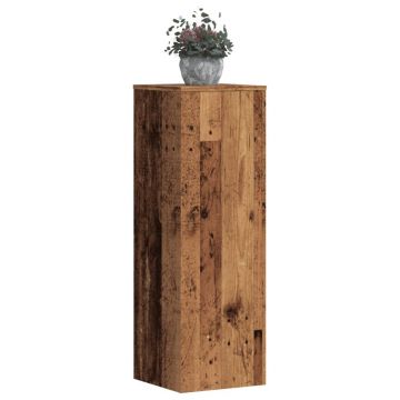 Gossi suporturi plante 2 buc. lemn vechi 33x33x100 cm lemn prelucrat