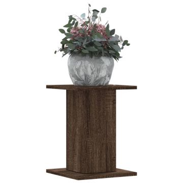Gossi suporturi plante 2 buc. stejar maro 30x30x40 cm lemn prelucrat