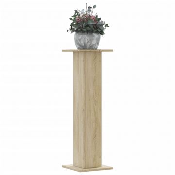 Gossi suporturi plante 2 buc. stejar sonoma 30x30x95cm lemn prelucrat