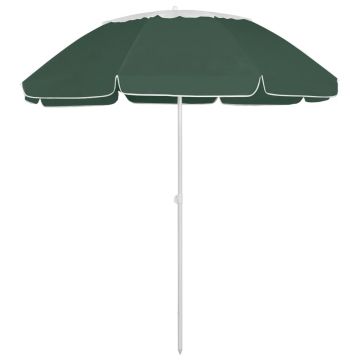 Gossi umbrela de soare de plaja, verde, 300 cm