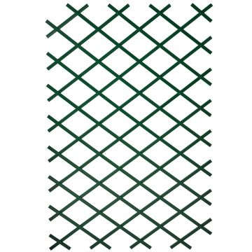 Nature gard de gradina tip trellis, 50 x 150 cm pvc, verde, 6040702