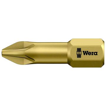 Bit Pozidriv PZ2 x 25mm 1 4   - Wera 05056915001