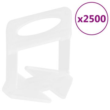 Gossi cleme de nivelare a placilor 2500 buc 1 mm