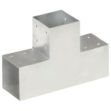 Gossi conector de grinda, forma t, 101 x 101 mm, metal galvanizat