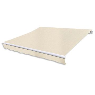 Gossi copertina reglabila actionata manual, 300 cm, crem