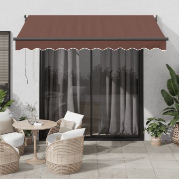 Gossi copertina retractabila manual, maro, 300x250 cm