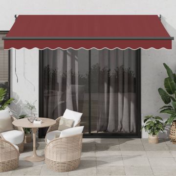 Gossi copertina retractabila manual, visiniu, 350x250 cm