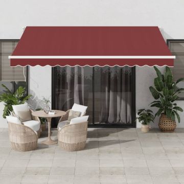 Gossi copertina retractabila manual, visiniu, 400x300 cm