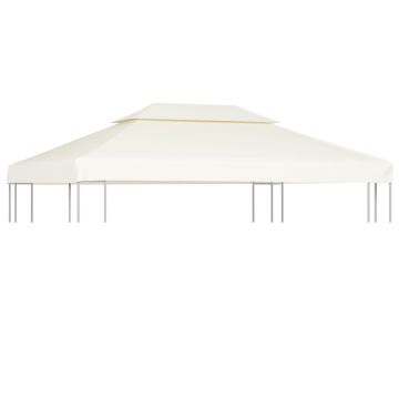 Gossi copertina rezerva acoperis pavilion, alb crem, 3x4 m, 310 g/m2