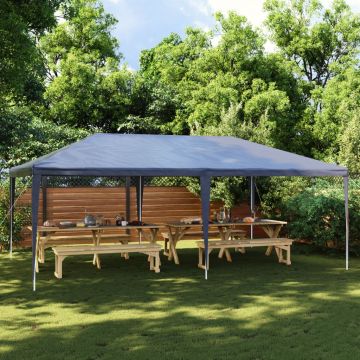 Gossi cort de petrecere, albastru, 4 x 6 m