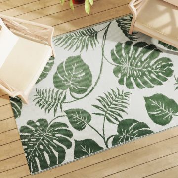Gossi covor de exterior, verde, 140x200 cm, pp