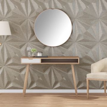 Gossi panouri de perete 24 buc. beton 50x50 cm xps 6 m2 stea