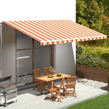 Gossi panza de rezerva copertina, galben si portocaliu, 5x3 m