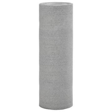 Gossi plasa protectie intimitate gri deschis 1,8x10 m hdpe 150 g/m2