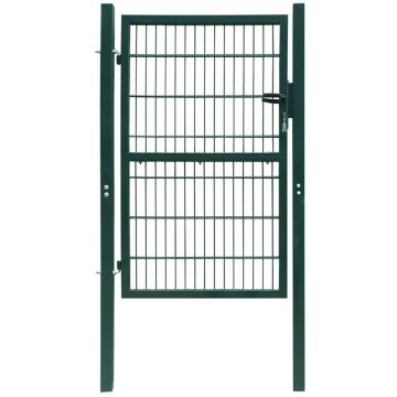 Gossi poarta pentru gard 2d (simpla), verde, 106x190 cm