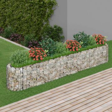 Gossi strat inaltat gabion, 330x50x50 cm, fier galvanizat