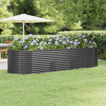Gossi strat inaltat gradina 322x100x68 cm otel vopsit electrostatic