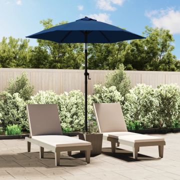 Gossi umbrela de soare, albastru, 200 x 224 cm, aluminiu