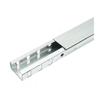 Jgheab metalic neperforat, galvanizat 25x50x2000mm, Cod: DISMK54